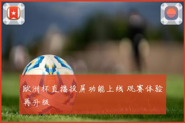 欧洲杯直播投屏功能上线 观赛体验再升级