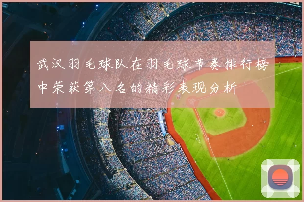 武汉羽毛球队在羽毛球节奏排行榜中荣获第八名的精彩表现分析