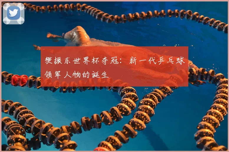 樊振东世界杯夺冠:新一代乒乓球领军人物的诞生