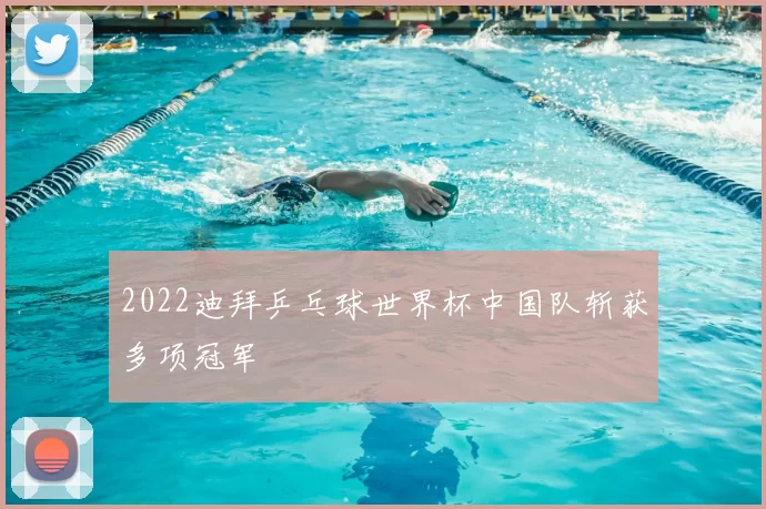 2022迪拜乒乓球世界杯中国队斩获多项冠军